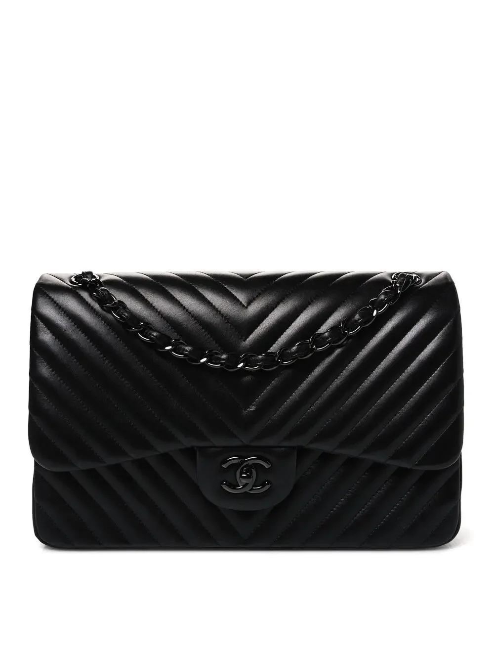 Chanel Lambskin Chevron Quilted Jumbo #360817C85B
